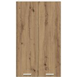 vidaXL Viseča omarica s polico Riga Umetni hrast 60 x 31 x 100 cm | Shoptok.si