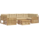  Set vanjskih sofa 7 kom. Bijela i bež | shoptok.hr
