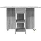  Jedilna miza 115 x 70 x 75 cm Inženirski les Siva Sonoma, (5000268573) | Shoptok.si