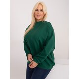 BASIC Feel Good Sweatshirt-RV-BL-6299.11-dark green | Shoptok.si