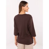 RELEVANCE Blouse-RV-BZ-A804.05P-dark brown Cene