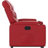  Električni naslanjač s funkcijo vstajanja rdeče umetn | Shoptok.si