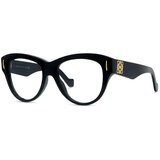 Loewe Anagram Anagram Black Cat Eye Eyeglasses ONE SIZE (52) Črna/Kristalna Cene