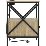 Noćni ormar s ladicama 2 pcs sonoma hrast 41.5 x 40.5 x 55 cm | shoptok.hr