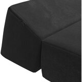 SOFA na razvlačenje Crna 60 x 70 x 41 cm Tkanina | Eponuda.com