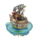 Santoro Pirouettes - Čestitka 3D - Pirouettes, Pirate Ship | Eponuda.com
