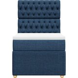  Krevet s oprugama i madracem plavi 80x200 cm od tkanine | shoptok.hr