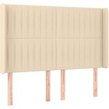  Box spring s madracem LED krem 140x200 cm od tkanine | shoptok.hr