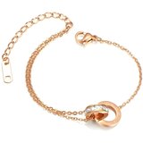Narukvica ED-28546 - Zlatna Ružičasta KP28546 | Shoptok.si