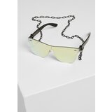 Urban Classics Accessoires 103 Chain sunglasses black/gold mirror Cene