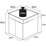 MID.YOU Zaboj Za Sedenje Boxas, Rdeča | Shoptok.si