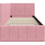  Kutni okvir kreveta Ružičasta 80 cm x 200 cm Baršun | shoptok.hr