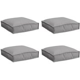  Jastuk 4 pcs Siva 40 x 40 x 8 cm Oxford tkanina | Eponuda.ba