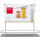 Metaltex Viseča dodatna kuhinjska polica iz kromiranega jekla Lonardo – | Shoptok.si