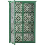Bloomingville Zelena stenska vitrina iz masivne jelke 81x122x22 cm Hazem – | Shoptok.si