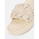 SEASTAR Light beige flip-flops with crystals | Shoptok.si