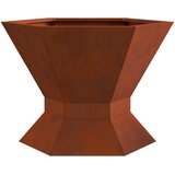  Kamin Smeđa 50 x 50 x 40 cm Čelik otporan na vremenske uvjete | shoptok.hr