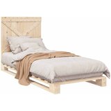  Okvir kreveta s uzglavljem 90 x 200 cm od masivne borovine | shoptok.hr
