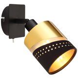 Globo 54046-1 - zidno spot svetlo or 1xE14/25W/230V crno/zlatno | Eponuda.com