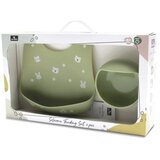 Lorelli silikonski set za hranjenje Natural Fresh Green
