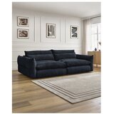 Bobochic Paris Temno modra sedežna garnitura iz šenilje 276 cm Neil – | Shoptok.si