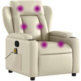 Maison Chic masažni stol - Relax naslanjač krem umetno usnje, (22061177) | Shoptok.si