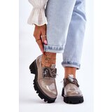 Kesi Patent shoes with ornaments gray Keily | Shoptok.si