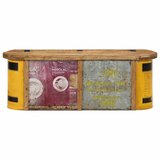  Klupa/komoda za odlaganje 120x30x40 cm masivno obnovljeno drvo | shoptok.hr