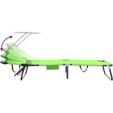  Sklopiva ležaljka za sunčanje 2 pcs Zelena 190 x 57 x 81 cm | shoptok.hr