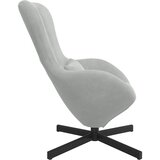  Jajolika fotelja Svijetlo siva 63 x 73 x 90 cm Baršun | shoptok.hr