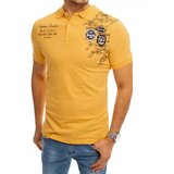 DStreet Koszulka polo z nadrukiem żółta | Shoptok.si