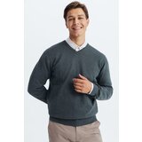 Legendww muski basic dzemper maslinasto zelene boje v izrez | ePonuda.com