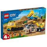 Lego city great vehicles construction trucks and wrecking ball crane ( LE60391 ) Cene