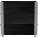  Okviri za palete 3 kom crni 80x60 cm od masivne borovine | Eponuda.com