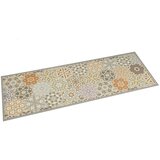  Kuhinjski tepih perivi pastelni šesterokuti 60x180cm baršunasti | shoptok.hr