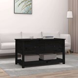  Stolić za kavu crni 102x49x55 cm od masivne borovine Cijene