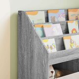  Polica za knjige za djecu Siva Sonoma 72 5 x 29 5 x 69 cm - Sivi hrast sonoma | shoptok.hr