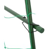 vidaXL Vrtna oporna mreža za vzpenjavke A-okvir 99x90x175,5 cm jeklo | Shoptok.si