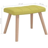  Gugalni stol s stolčkom zeleno blago, (20804042) | Shoptok.si