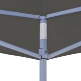 Šator za svadbe - šator za zabave Antracit 291 x 291 x 315 cm Oxford tkanina | shoptok.hr