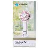 Aigostar Punjivi džepni ventilator 4,5W/3,7V 1200mAh USB ružičasta | Eponuda.com