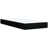  Box spring krevet s madracem crni 80 x 200 cm od tkanine Slike