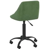 vidaXL Radna stolica - Uredska stolica tamnozelena baršunasta | shoptok.hr