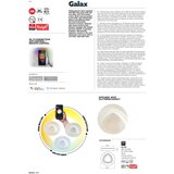  Redo 05-919 - prigušiva LED stropna svetiljka GALAX LED/48W/230V bela + daljinski upravljač | Eponuda.com