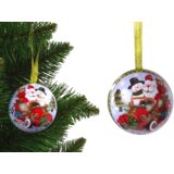 Metal Christmas Tree Decorative Bomb Santa with Snowman Green | shoptok.hr