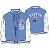 Stitch jacket cotton brushed baseball