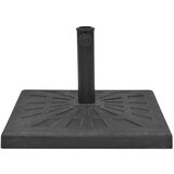 vidaXL Stalak za Suncobran od Smole Pravokutni Crni 19 kg | shoptok.hr