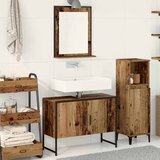  2-dijelni set kupaonskih ormarića drveni | shoptok.hr