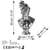 WALLXPERT decorative object figura boja srebra yak 037 b | ePonuda.com