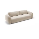 Cosmopolitan Design Bež raztegljiva/s prostorom za shranjevanje sedežna garnitura iz šenilje 262 cm Tonale – | Shoptok.si